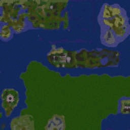 The Dark Lands of Kenethor - Warcraft 3: Mini map