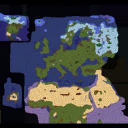 The Downfall: WW2 2.7 - Warcraft 3: Mini map