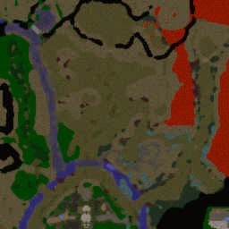 The Eye of Sauron Final Version - Warcraft 3: Mini map