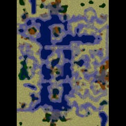 THE FIVE GREAT TREASURES - Warcraft 3: Mini map