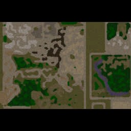 The Gaunlet Multiplayer 0.59 Alfa2 - Warcraft 3: Mini map
