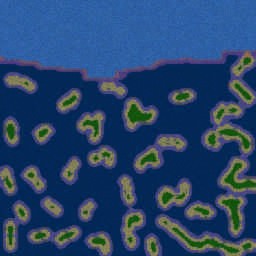 The Islands of War 1.2c - Warcraft 3: Mini map