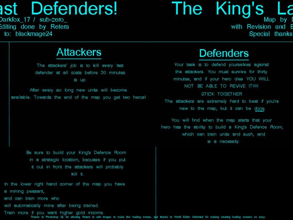 The King's Last Defenders! v 6.0 - Warcraft 3: Custom Map avatar