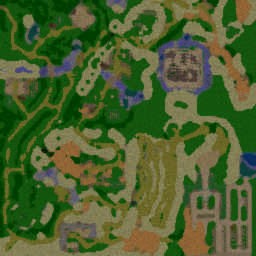 The Scourge of Lordaeron - Warcraft 3: Mini map