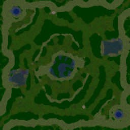 The spirits of Ashenvale 1.0 - Warcraft 3: Mini map