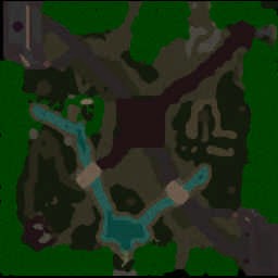 The two peaks (v2.0) - Warcraft 3: Mini map