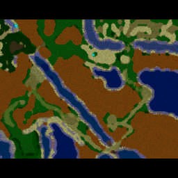 The War of Paradis - Warcraft 3: Mini map