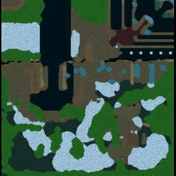 The Wrathgate(Easy Version) - Warcraft 3: Mini map