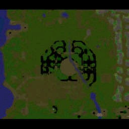 The Zombie Apocalypse v1.30 - Warcraft 3: Mini map