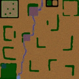 Tribes War - Warcraft 3: Mini map