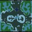 Twin Ice Towers - Warcraft 3 Custom map: Mini map