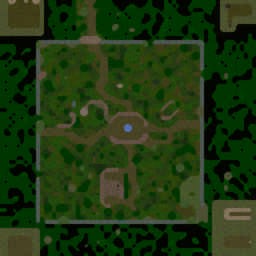 Убийца на Кладбище 4 - Warcraft 3: Mini map