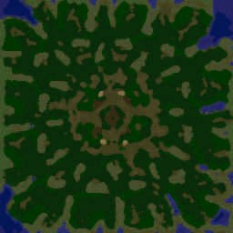 Un'Goro Crater(Ver 1.24) - Warcraft 3: Mini map