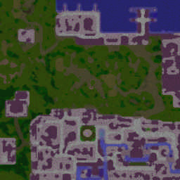 Urban Strategy - Warcraft 3: Mini map
