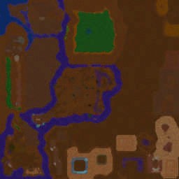 腐朽之峡谷 v1.205j - Warcraft 3: Mini map