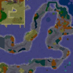 英雄赛跑v2.27-正式版 - Warcraft 3: Mini map