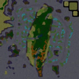 藍綠大戰 v4.09e - Warcraft 3: Mini map