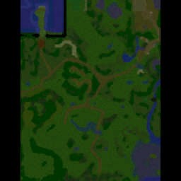 种族v4.53 -暗夜森林 - Warcraft 3: Mini map