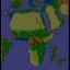 War around Africa Warcraft 3: Map image