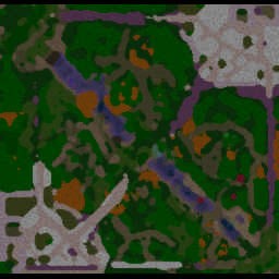 War of Elves v1.0 AI - Warcraft 3: Mini map