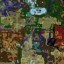 War of God - Face with Zeus Warcraft 3: Map image