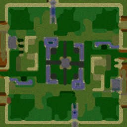 Wellspring Supersaiyan 1.1 - Warcraft 3: Mini map