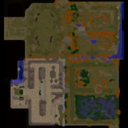 When Creeps Attack V1.28 - Warcraft 3: Mini map