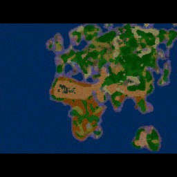 Wolrd War 2 - Warcraft 3: Mini map