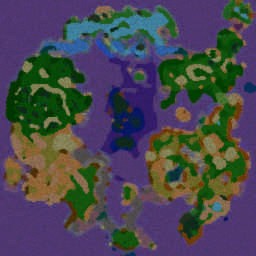 World War III Azeroth! EvW - Warcraft 3: Mini map