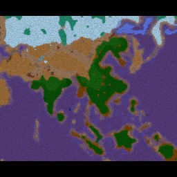 World War III Ver 5.5 - Warcraft 3: Mini map