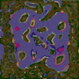 World War III (Version 1.0) - Warcraft 3: Mini map