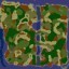 World War ][][][ Jungle lands V4.0 - Warcraft 3 Custom map: Mini map