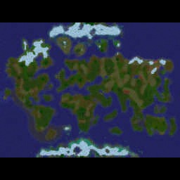 World Zombie Wars Reborn v1.5.2 - Warcraft 3: Mini map