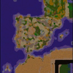 WW2 Spanish Civil War 3.23 - Warcraft 3: Mini map