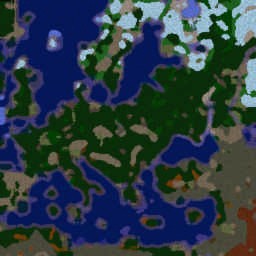WW2Storm over Europe.4.7 - Warcraft 3: Mini map
