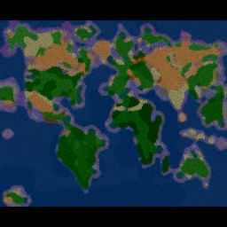 WWIII Naval Warfar - Warcraft 3: Mini map