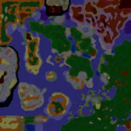 Зараженные земли v49.6Face - Warcraft 3: Mini map