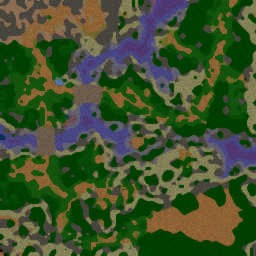 Земли Эльфов - Warcraft 3: Mini map