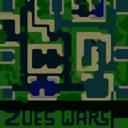 Zeus Wars V1.3c - Warcraft 3: Mini map