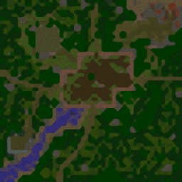 Zombies in Village! 1.6b - Warcraft 3: Mini map
