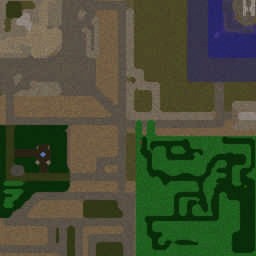 Zombies - TheCityNeverEnd (Beta 1.0) - Warcraft 3: Mini map
