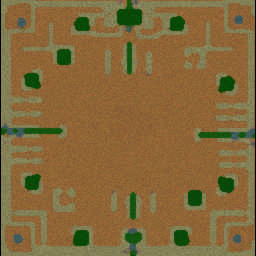 Zoombie Attack 11-F - Warcraft 3: Mini map