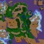 Legends of Gaena Risk Warcraft 3: Map image