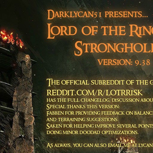 Lord of the Rings Risk: Strongholds v9.38 - Warcraft 3: Custom Map avatar