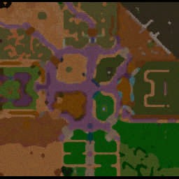 Risk: The Four Kingdoms 4.0 - Warcraft 3: Mini map