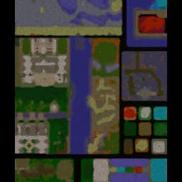 風雲-雄霸天下1.7F - Warcraft 3: Mini map