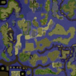 A.o.C Islands of Despair - Warcraft 3: Mini map