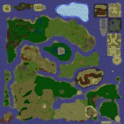 Ancient Lands 3 v.09 - Warcraft 3: Mini map