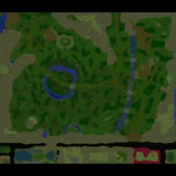 Azeroth ORPG* Ashenvale - Warcraft 3: Mini map