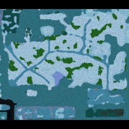 Azeroth ORPG* Winterspring - Warcraft 3: Mini map